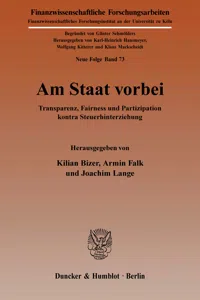 Am Staat vorbei._cover