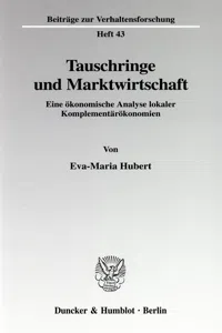 Tauschringe und Marktwirtschaft._cover