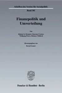 Finanzpolitik und Umverteilung._cover