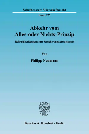 Abkehr vom Alles-oder-Nichts-Prinzip.