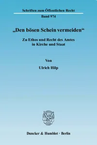 "Den bösen Schein vermeiden"._cover