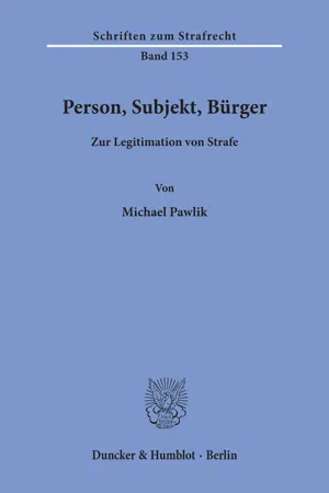 Person, Subjekt, Bürger.