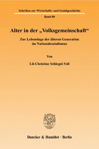 Alter in der "Volksgemeinschaft"._cover