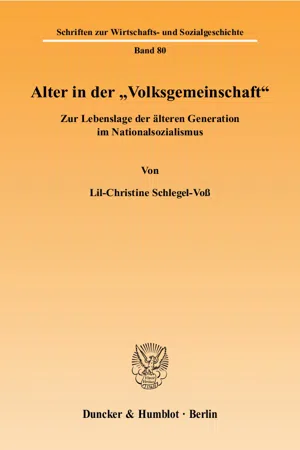 Alter in der "Volksgemeinschaft".