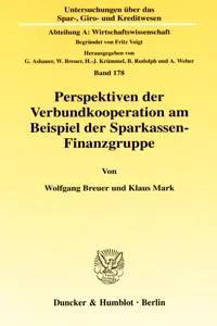 Perspektiven der Verbundkooperation am Beispiel der Sparkassen-Finanzgruppe._cover