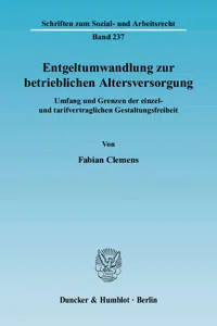 Entgeltumwandlung zur betrieblichen Altersversorgung._cover