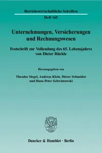 Unternehmungen, Versicherungen und Rechnungswesen._cover