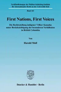 First Nations, First Voices._cover