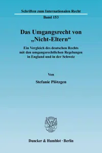 Das Umgangsrecht von "Nicht-Eltern"._cover