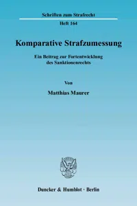 Komparative Strafzumessung._cover