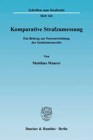 Komparative Strafzumessung.