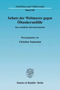 Schutz der Weltmeere gegen Öltankerunfälle._cover