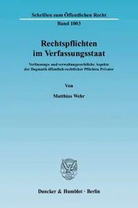 Rechtspflichten im Verfassungsstaat._cover