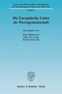 Die Europäische Union als Wertegemeinschaft._cover