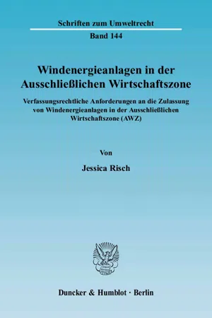 Windenergieanlagen in der Ausschließlichen Wirtschaftszone.