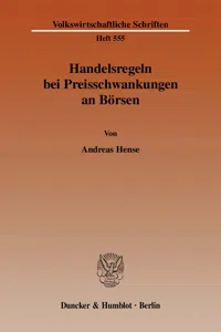 Handelsregeln bei Preisschwankungen an Börsen._cover