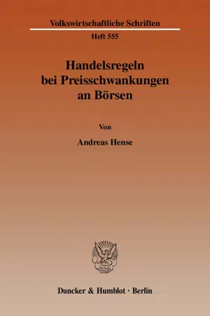 Handelsregeln bei Preisschwankungen an Börsen.