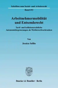 Arbeitnehmermobilität und Entsenderecht._cover