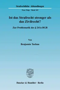 Ist das Strafrecht strenger als das Zivilrecht?_cover