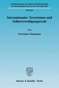 Internationaler Terrorismus und Selbstverteidigungsrecht._cover