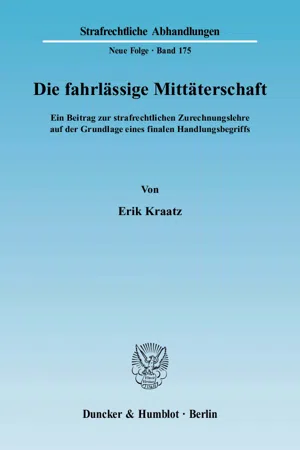 Die fahrlässige Mittäterschaft.