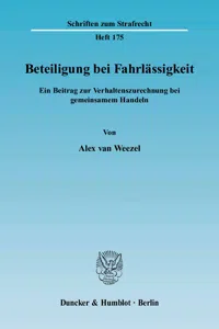 Beteiligung bei Fahrlässigkeit._cover