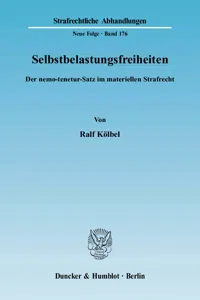 Selbstbelastungsfreiheiten._cover