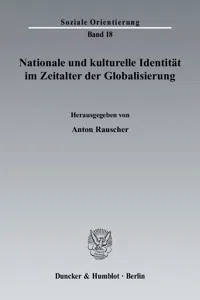 Nationale und kulturelle Identität im Zeitalter der Globalisierung._cover