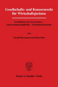 Gesellschafts- und Konzernrecht für Wirtschaftsjuristen._cover