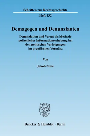 Demagogen und Denunzianten.