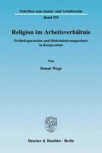 Religion im Arbeitsverhältnis._cover