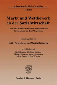 Markt und Wettbewerb in der Sozialwirtschaft._cover