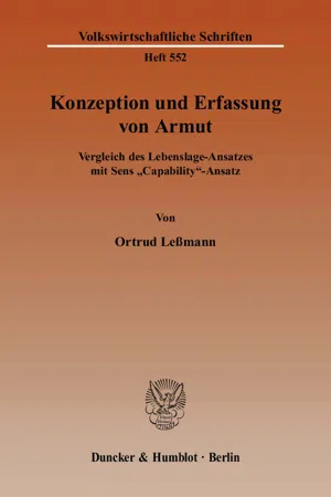 Konzeption und Erfassung von Armut.