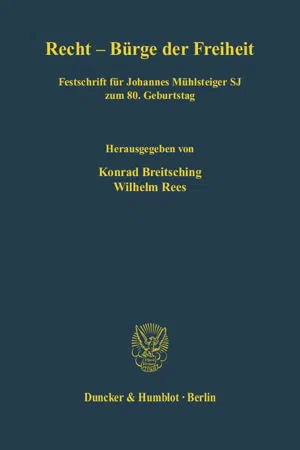 Recht - Bürge der Freiheit.