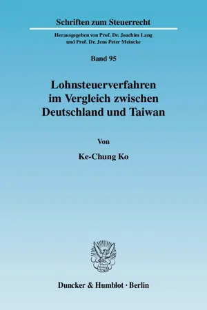 Lohnsteuerverfahren im Vergleich zwischen Deutschland und Taiwan.