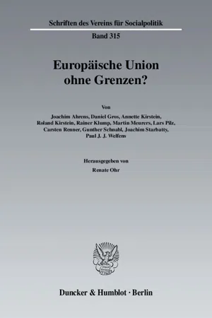 Europäische Union ohne Grenzen?