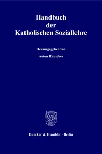 Handbuch der Katholischen Soziallehre._cover