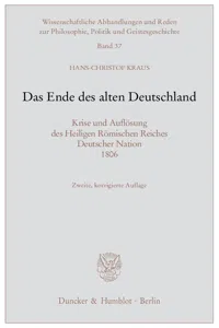 Das Ende des alten Deutschland._cover