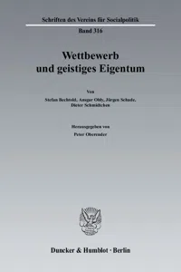 Wettbewerb und geistiges Eigentum._cover