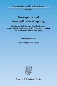 Korruption und Korruptionsbekämpfung._cover