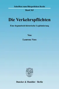 Die Verkehrspflichten._cover