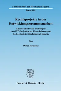 Rechtsprojekte in der Entwicklungszusammenarbeit._cover