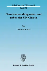 Gewaltanwendung unter und neben der UN-Charta._cover