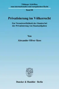 Privatisierung im Völkerrecht._cover