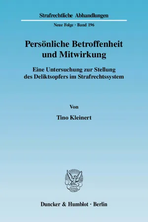 Persönliche Betroffenheit und Mitwirkung.