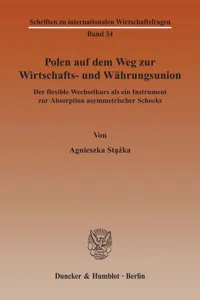 Polen auf dem Weg zur Wirtschafts- und Währungsunion._cover