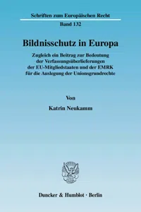 Bildnisschutz in Europa._cover