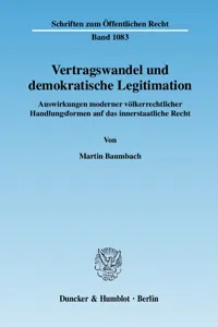 Vertragswandel und demokratische Legitimation._cover