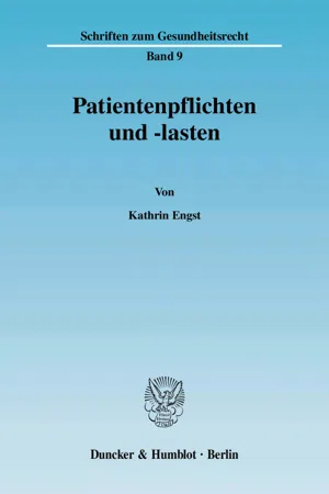 Patientenpflichten und -lasten.