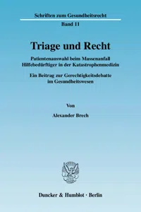 Triage und Recht._cover